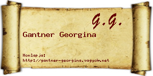 Gantner Georgina névjegykártya
